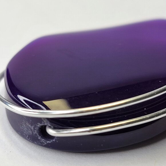 Large Purple Agate Pendant - Picture 7 of 16